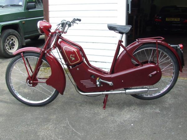 1957 Autocycle to be auctioned on 11th June. See News for details.